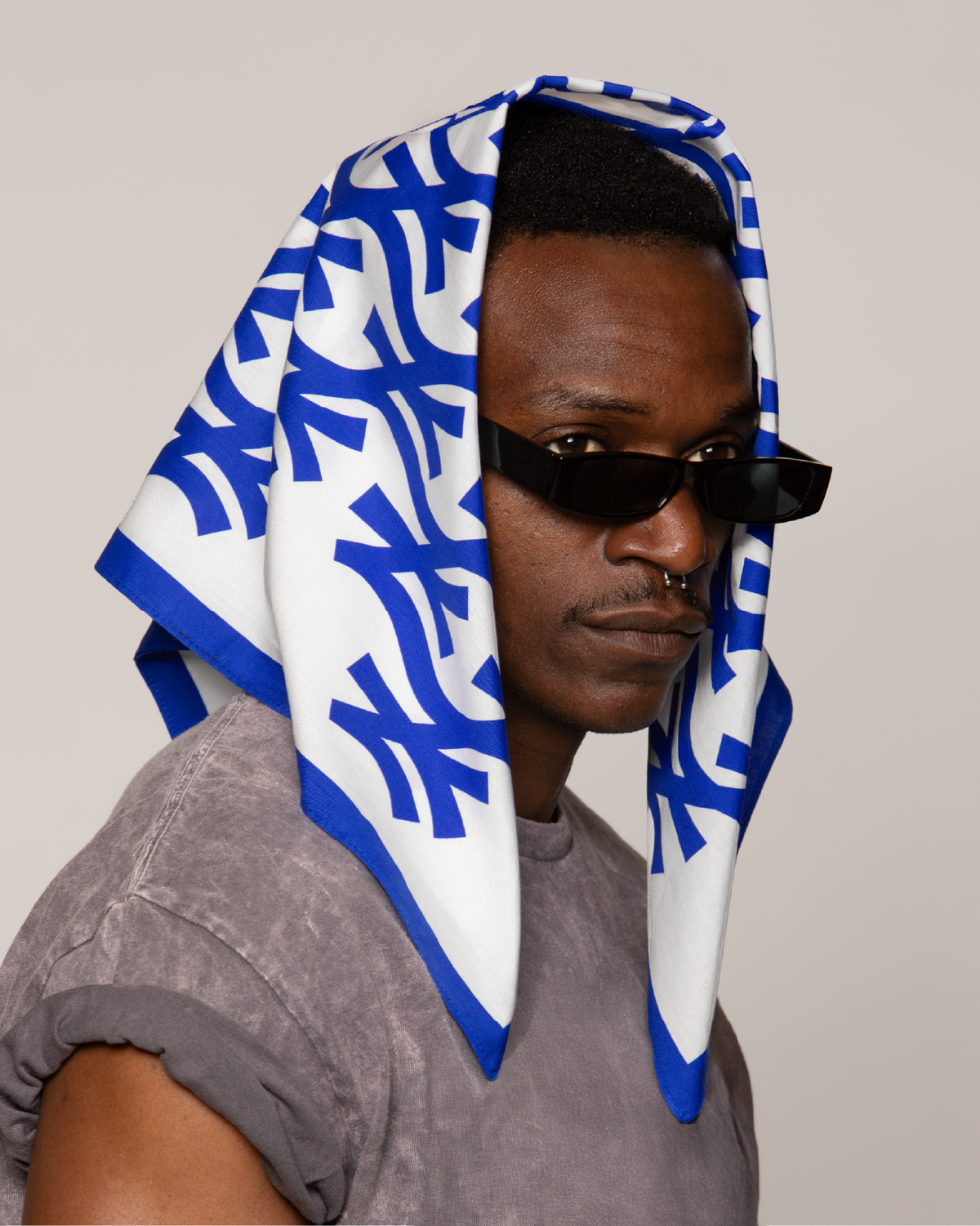 So New York Bandana — Indigo