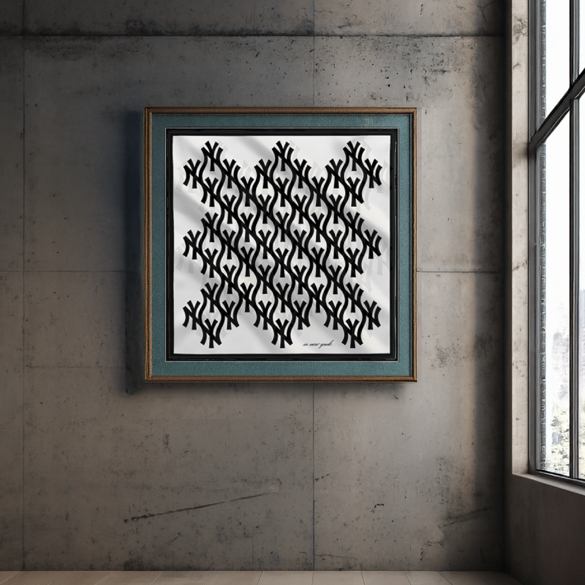 SoNY silk scarf / white