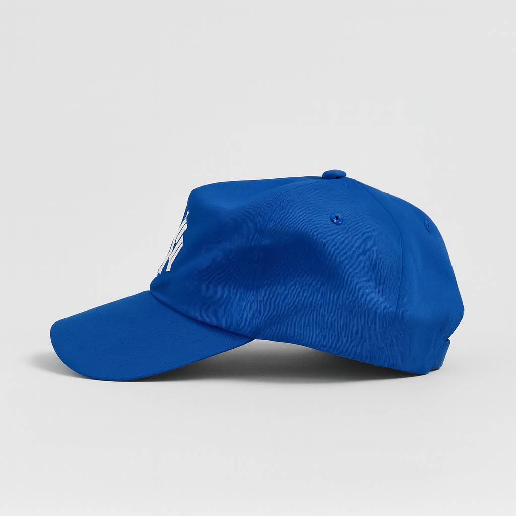 SoNY monogram cap — cobalt blue