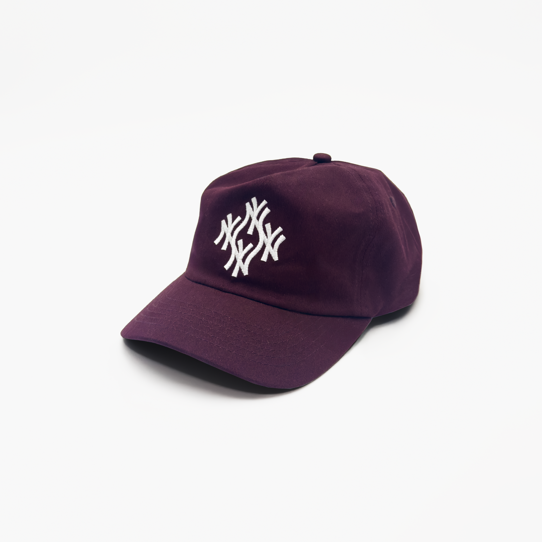 SoNY monogram cap — oxblood