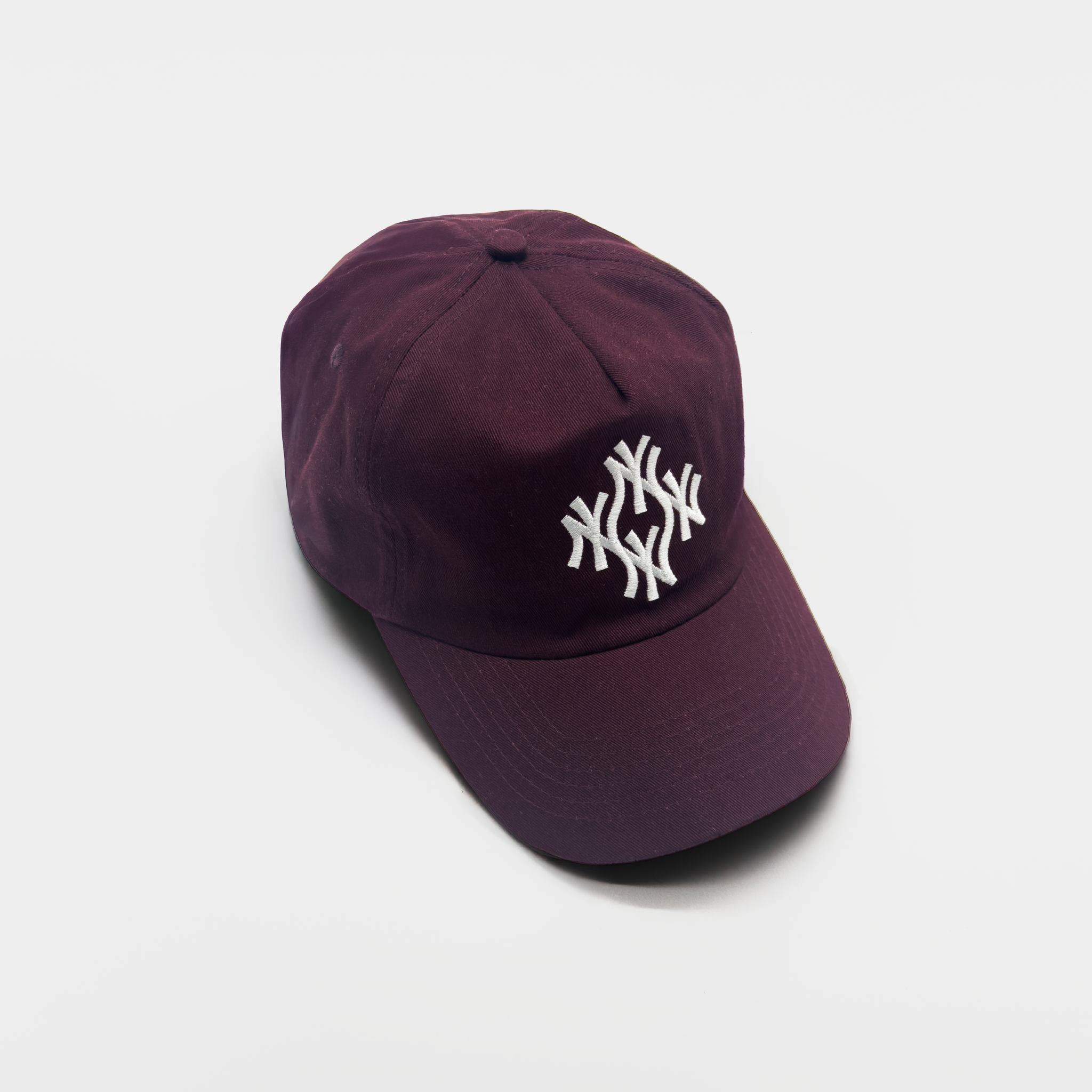 SoNY monogram cap — oxblood