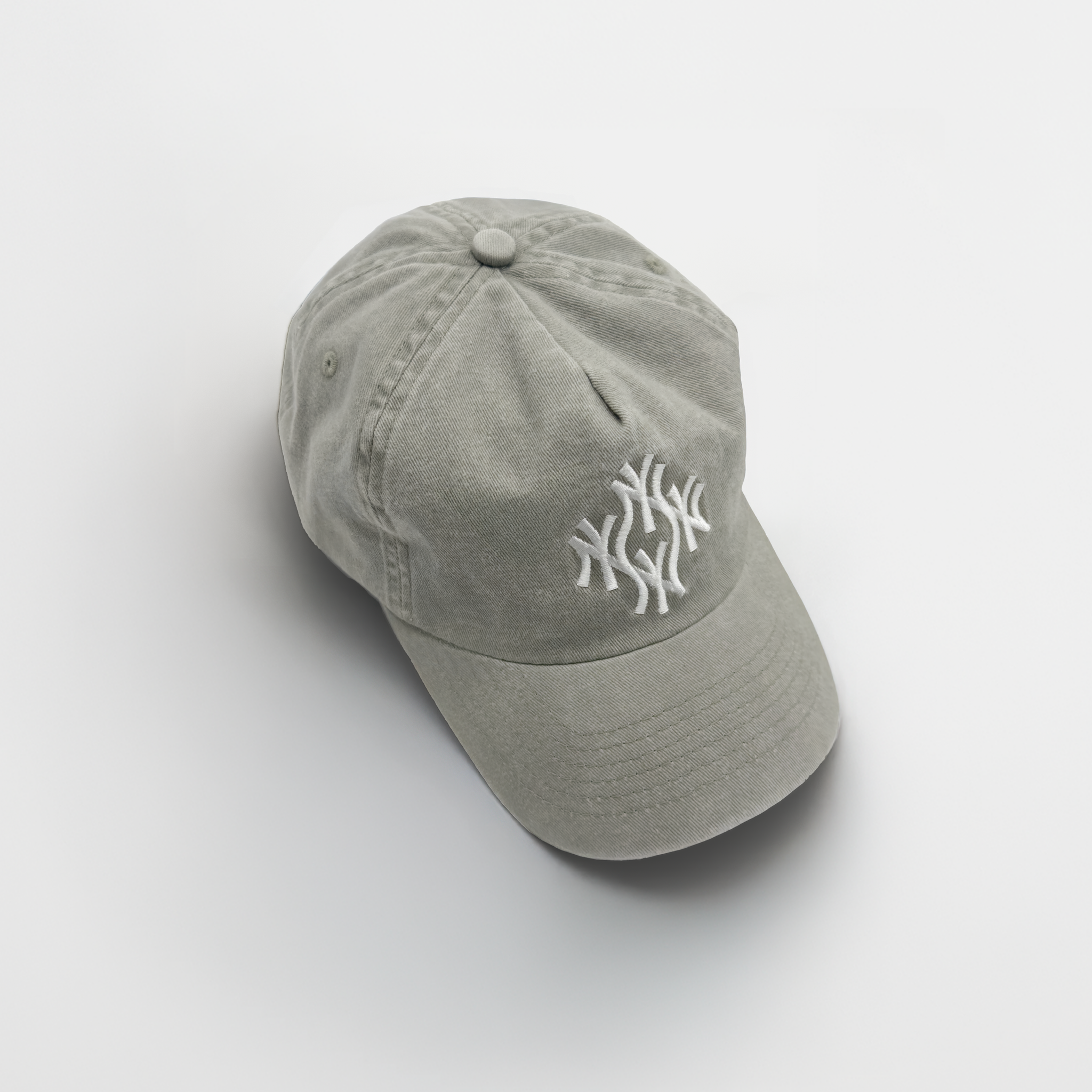 SoNY monogram cap —  sage grey wash
