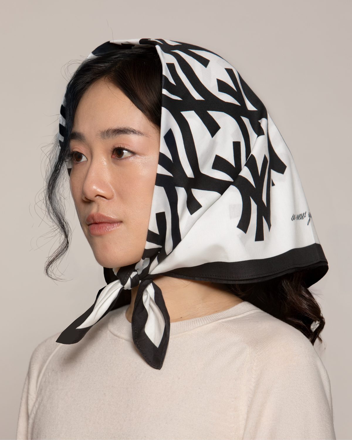 So New York Bandana — Black